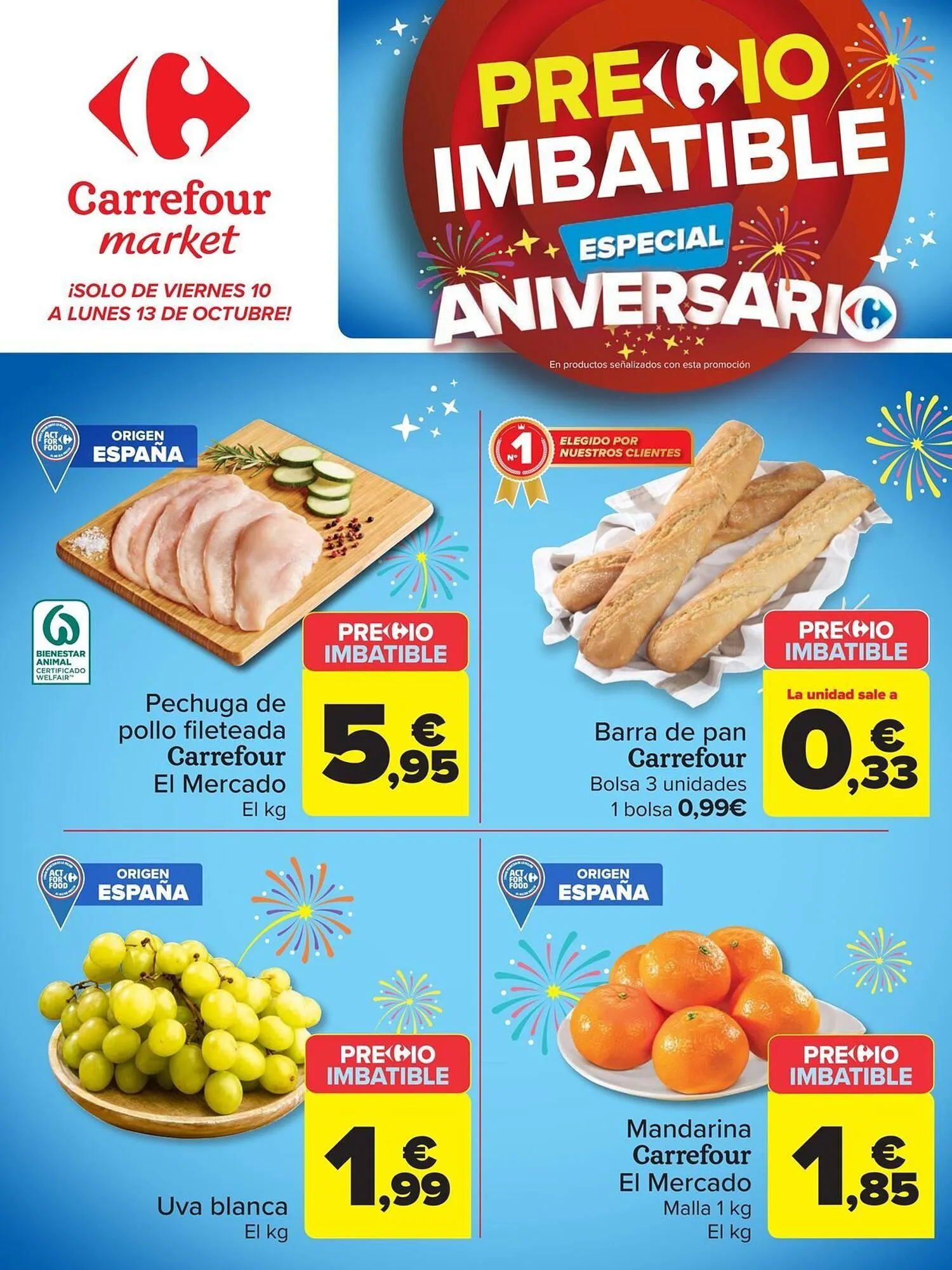 Catálogo de Folleto Carrefour Market 10 de octubre al 13 de octubre 2025 - Página 1