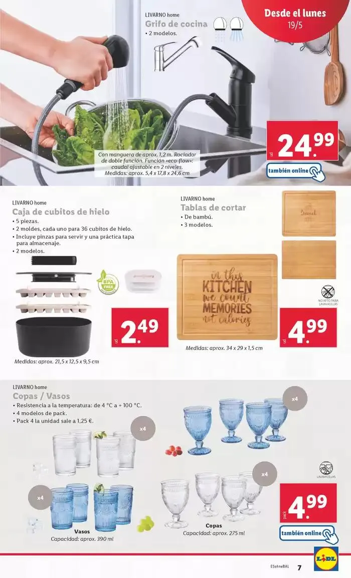Catálogo de ¡Bazar Lidl! Ofertas válidas del 19/05 al 25/05 19 de mayo al 25 de mayo 2025 - Página 7