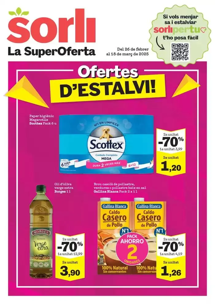 Catálogo de Ofertes D'ESTALVI! 26 de febrero al 18 de marzo 2025 - Página 1