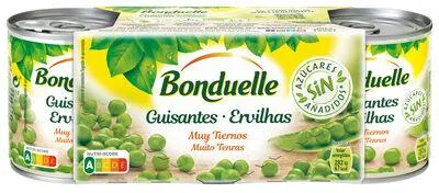 Guisantes Bonduelle pack 3 natural