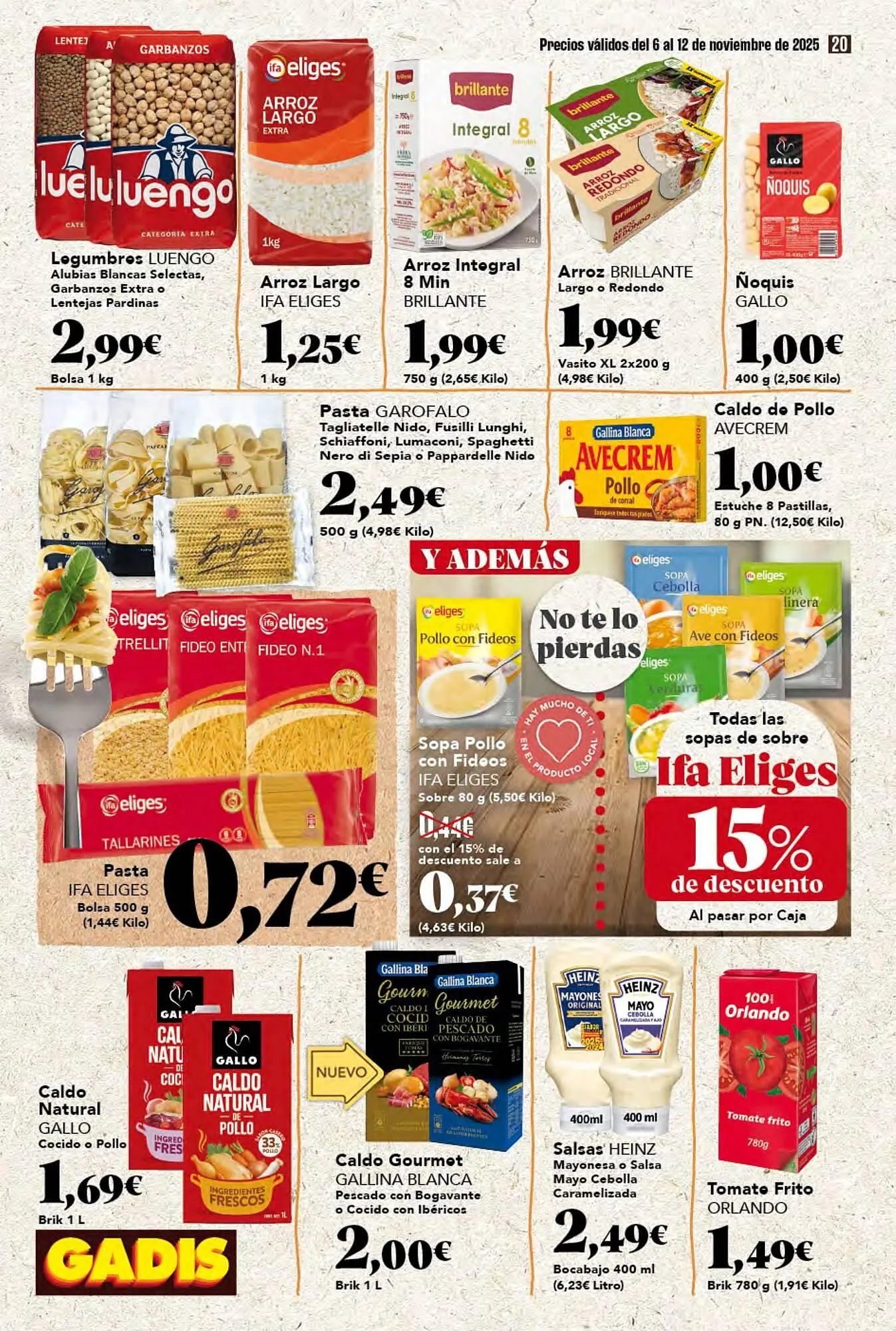 Catálogo de Folleto Gadis 6 de noviembre al 12 de noviembre 2025 - Página 20