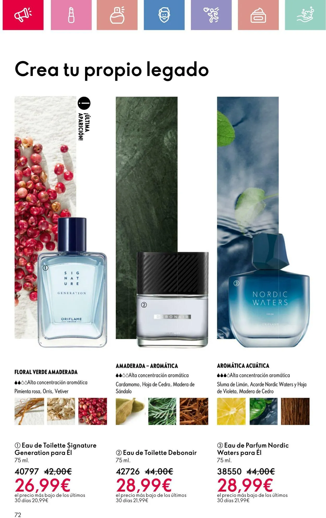 Catálogo de Oriflame Oferta actual 9 de marzo al 29 de marzo 2025 - Página 72