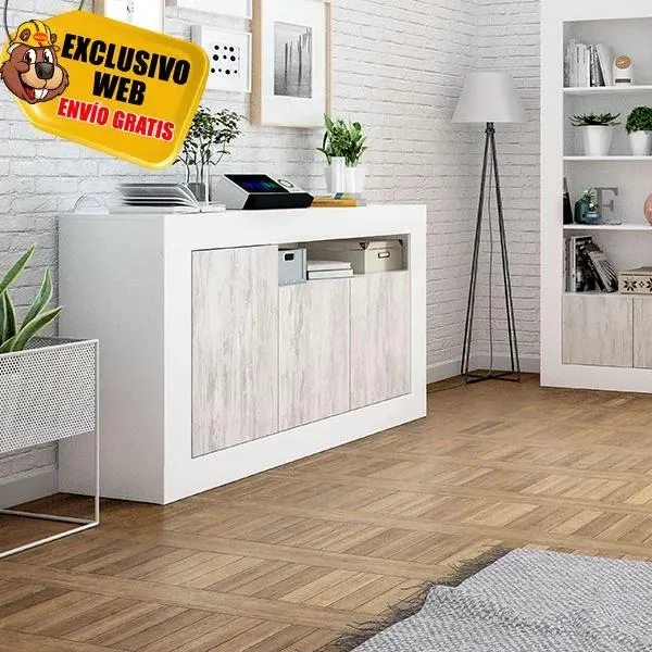 Aparador Baltik 3 puertas Blanco