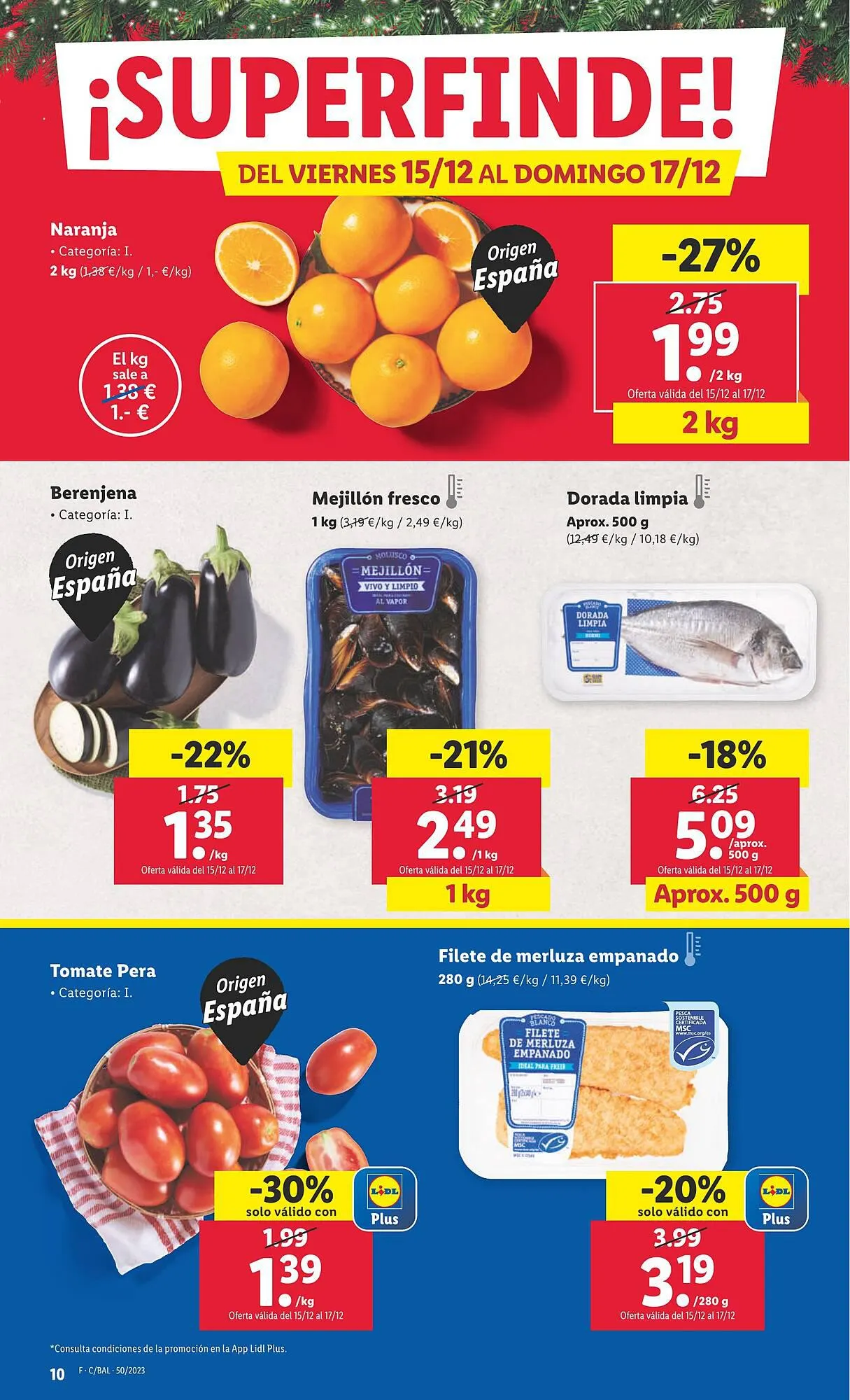 Catálogo de Folleto Lidl 11 de diciembre al 17 de diciembre 2023 - Página 10