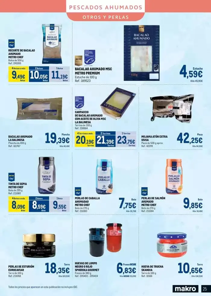 Catálogo de Especial Pescados Canarias 4 de marzo al 6 de abril 2025 - Página 25