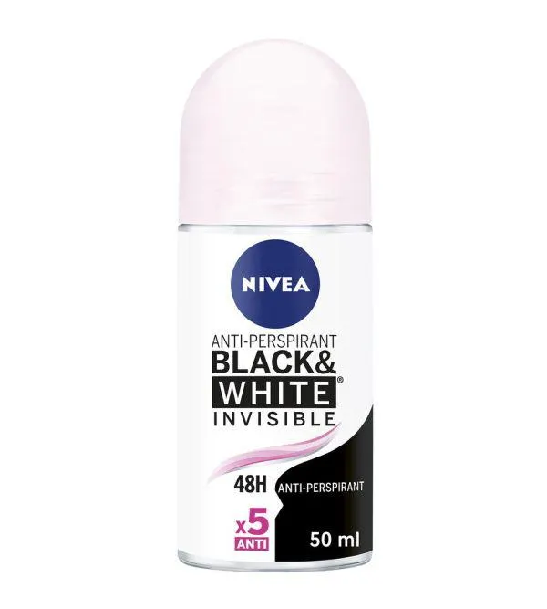 Desodorante Roll-On Black & White Invisible Original | 50 ml