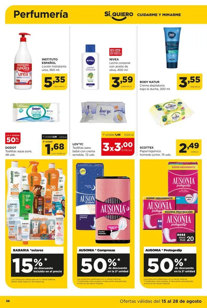 Catálogo de Catálogo Alimerka 15 de agosto al 28 de agosto 2024 - Página 38