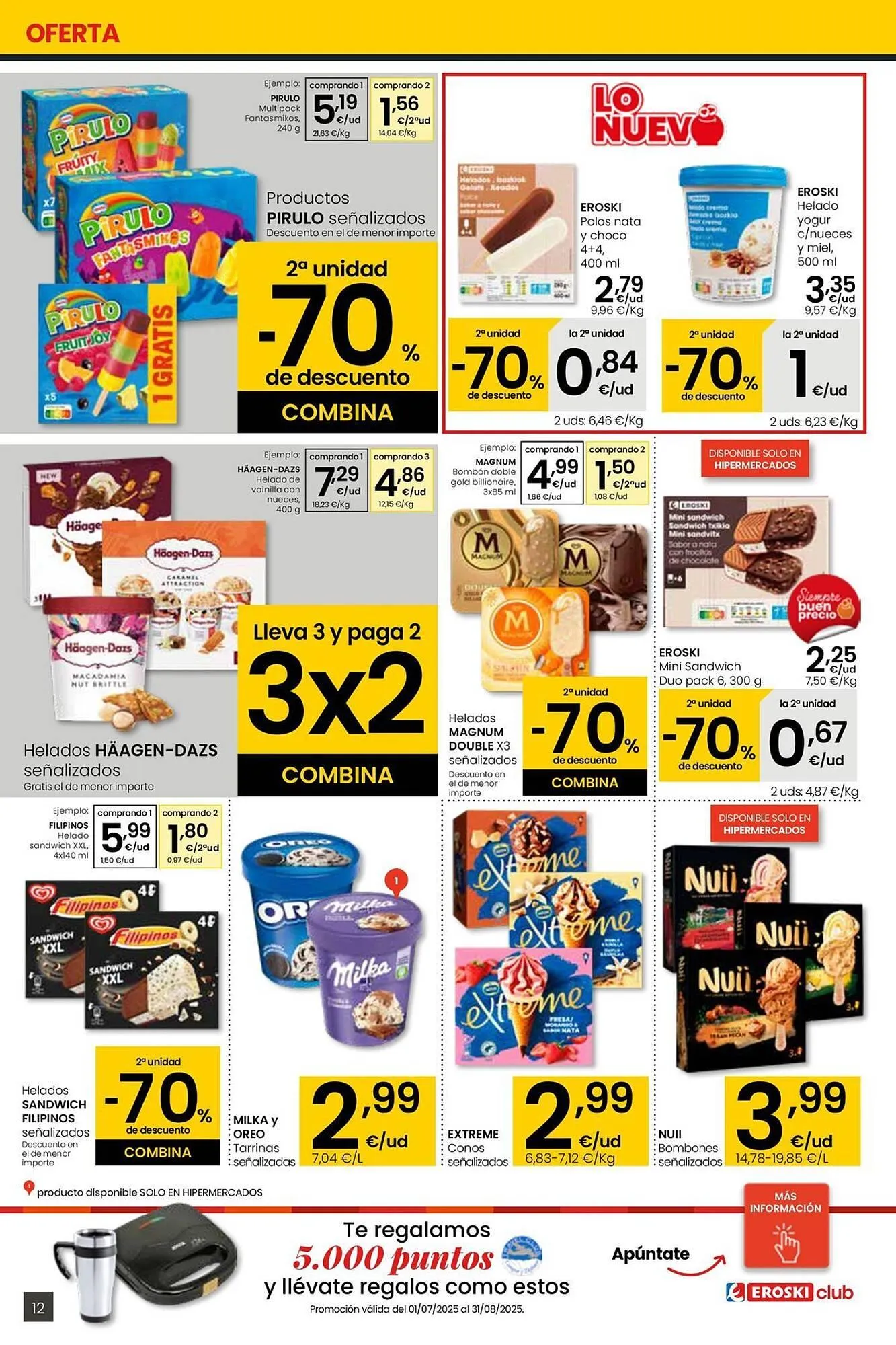 Catálogo de Folleto Eroski 17 de julio al 29 de julio 2025 - Página 12