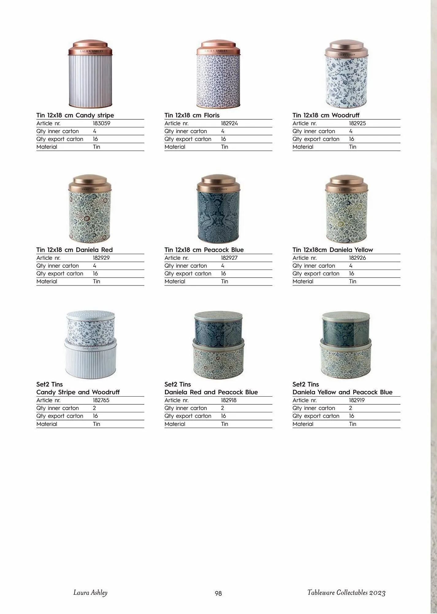 Catálogo de Folleto Laura Ashley 20 de julio al 31 de diciembre 2023 - Página 98