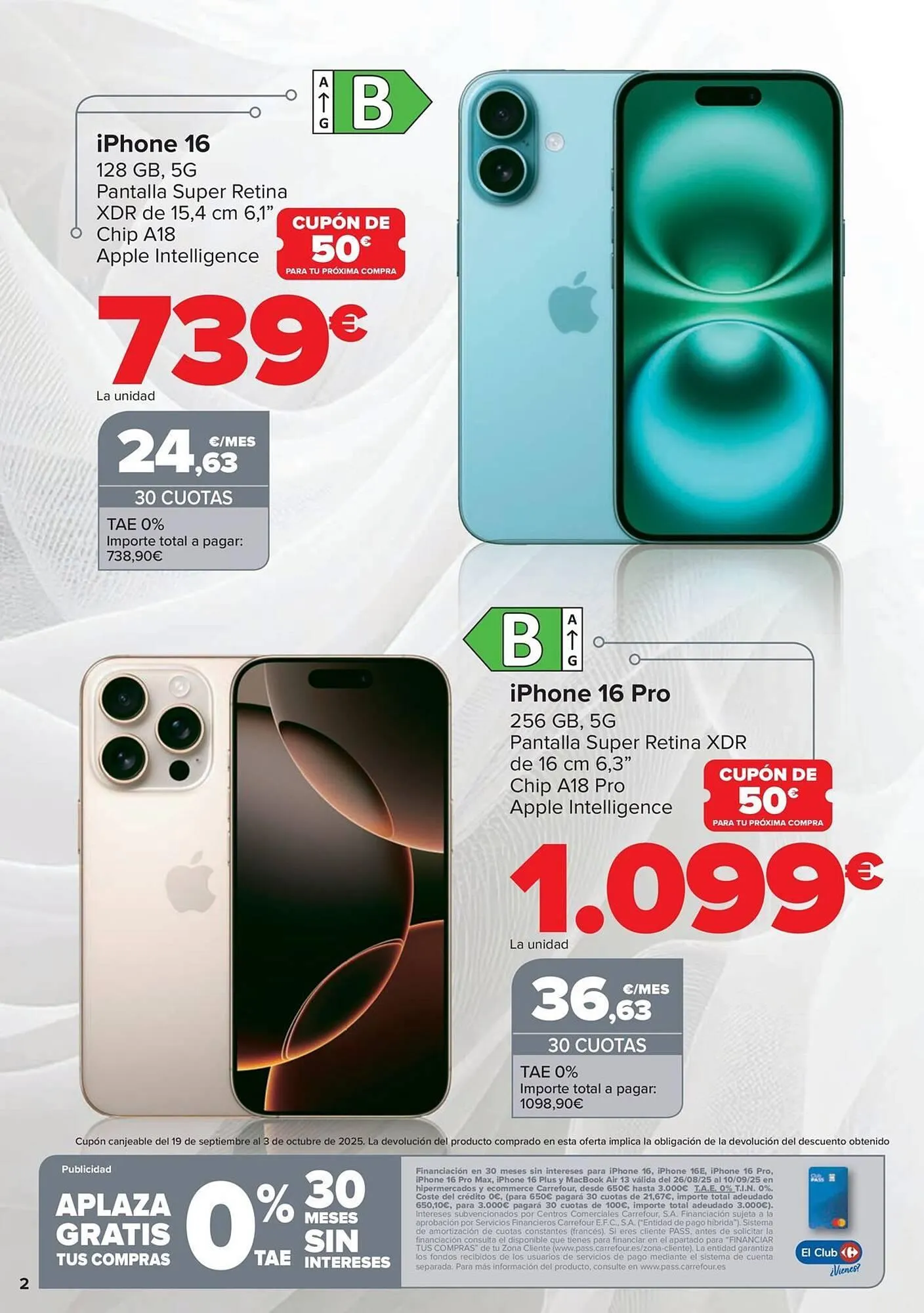 Catálogo de Folleto Carrefour 26 de agosto al 10 de septiembre 2025 - Página 2