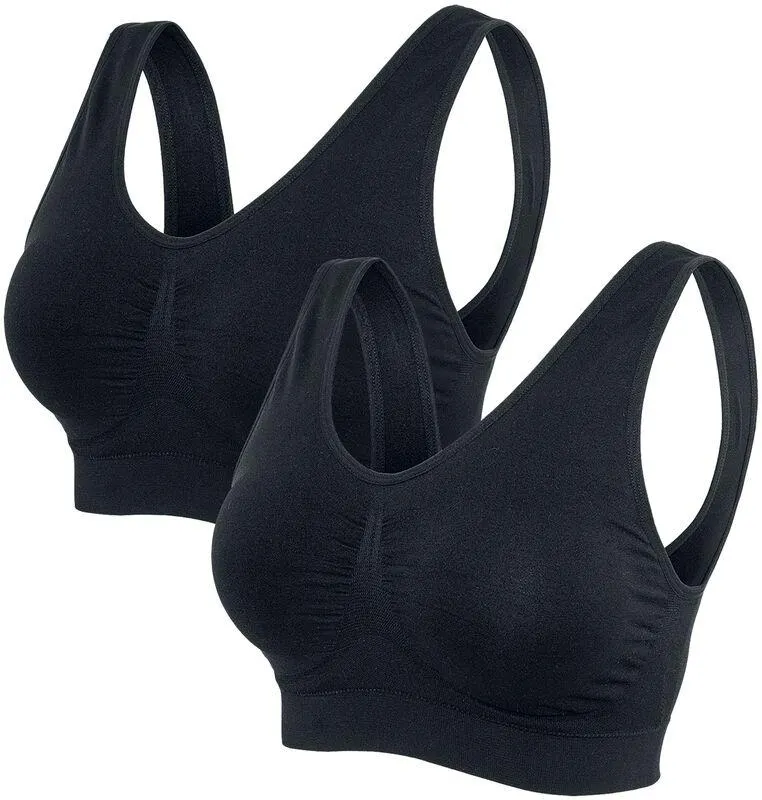 Padded Sports Bra | Abbigliamento intimo | nero | Urban Classics