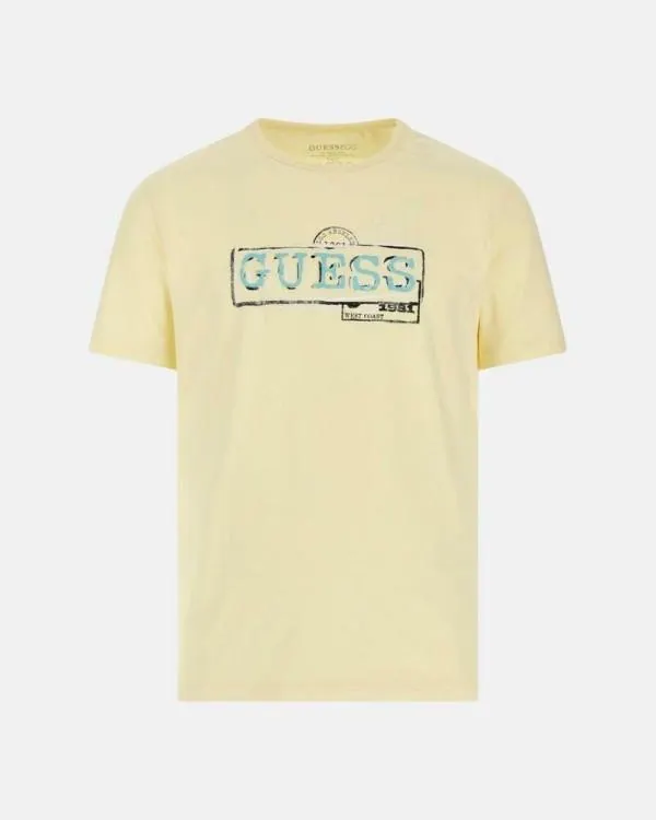 Camisetas Manga corta Hombre Amarrillo M4GI26 J1314