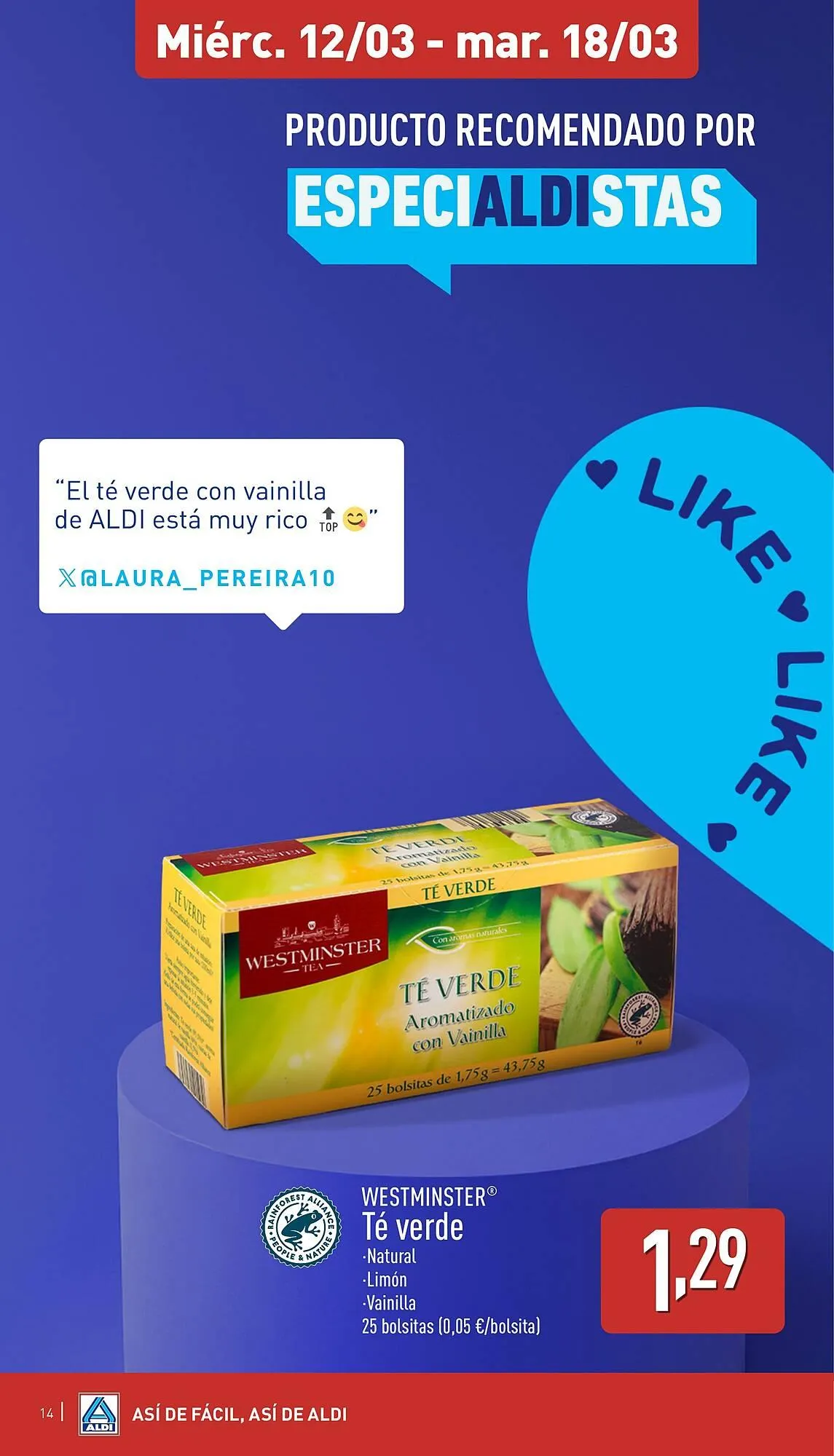 Catálogo de Folleto ALDI 12 de marzo al 18 de marzo 2025 - Página 14