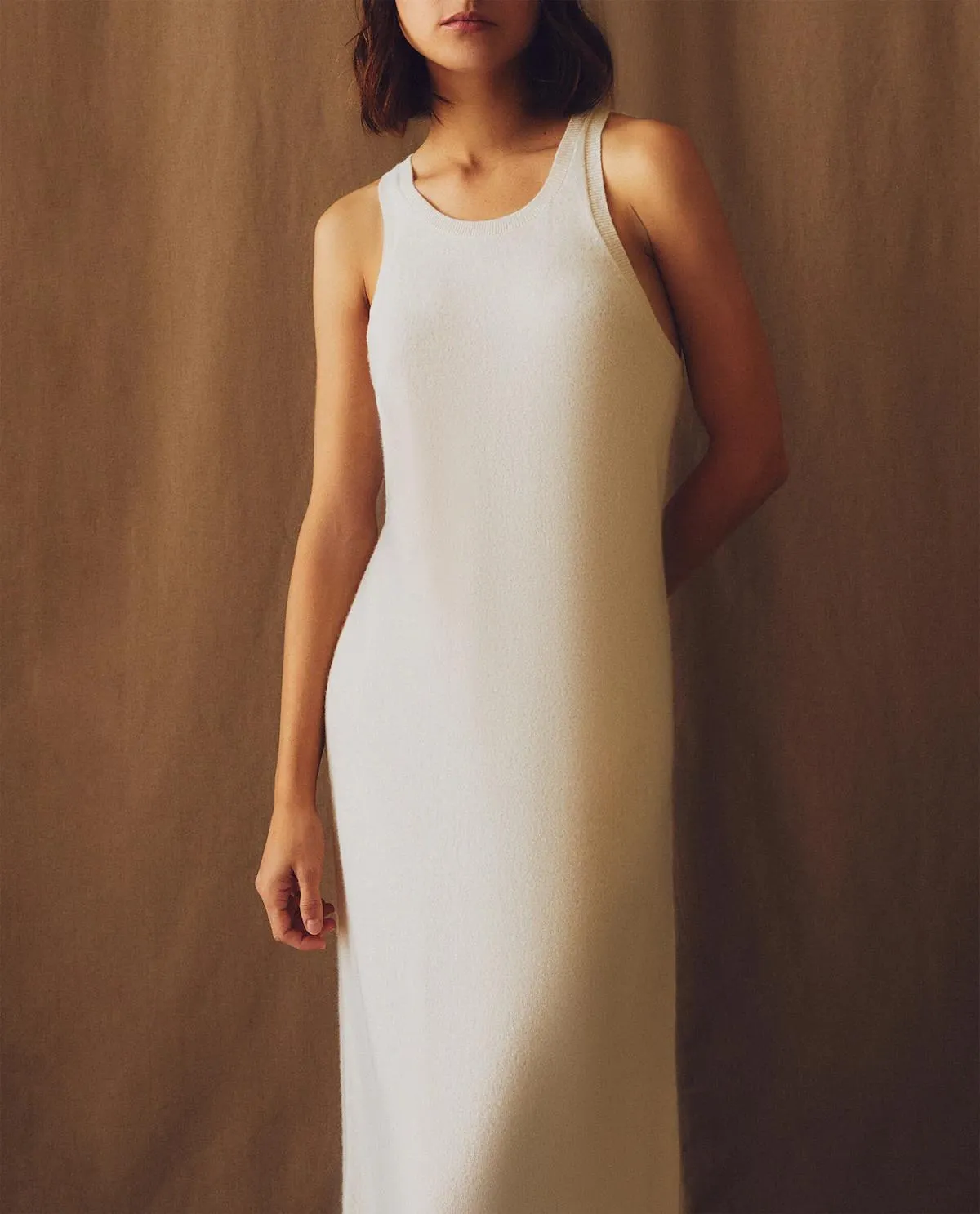 VESTIDO CASHMERE MANGA SISA