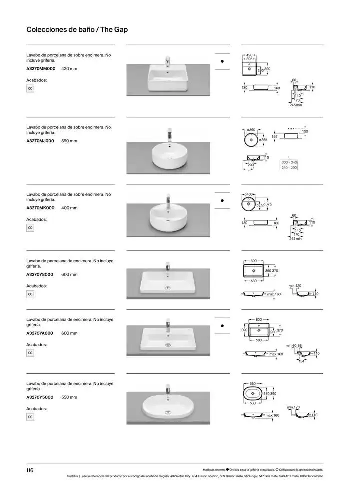 Catálogo de Colecciones de Baño, Muebles y Accesorios 9 de enero al 31 de diciembre 2025 - Página 118