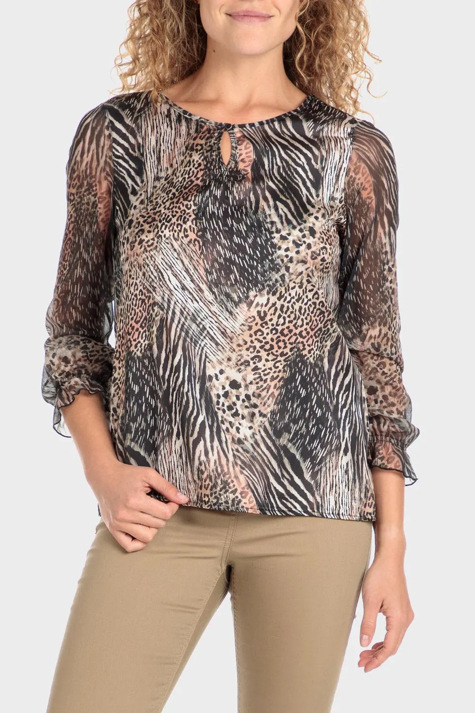 Blouse animal print
