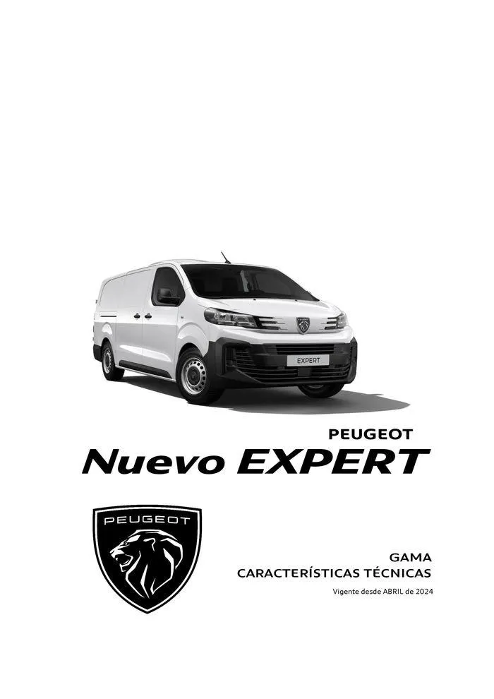 Catálogo de Nuevo Peugeot Expert Eléctrico • Hidrógeno • Diésel 5 de agosto al 5 de agosto 2025 - Página 1