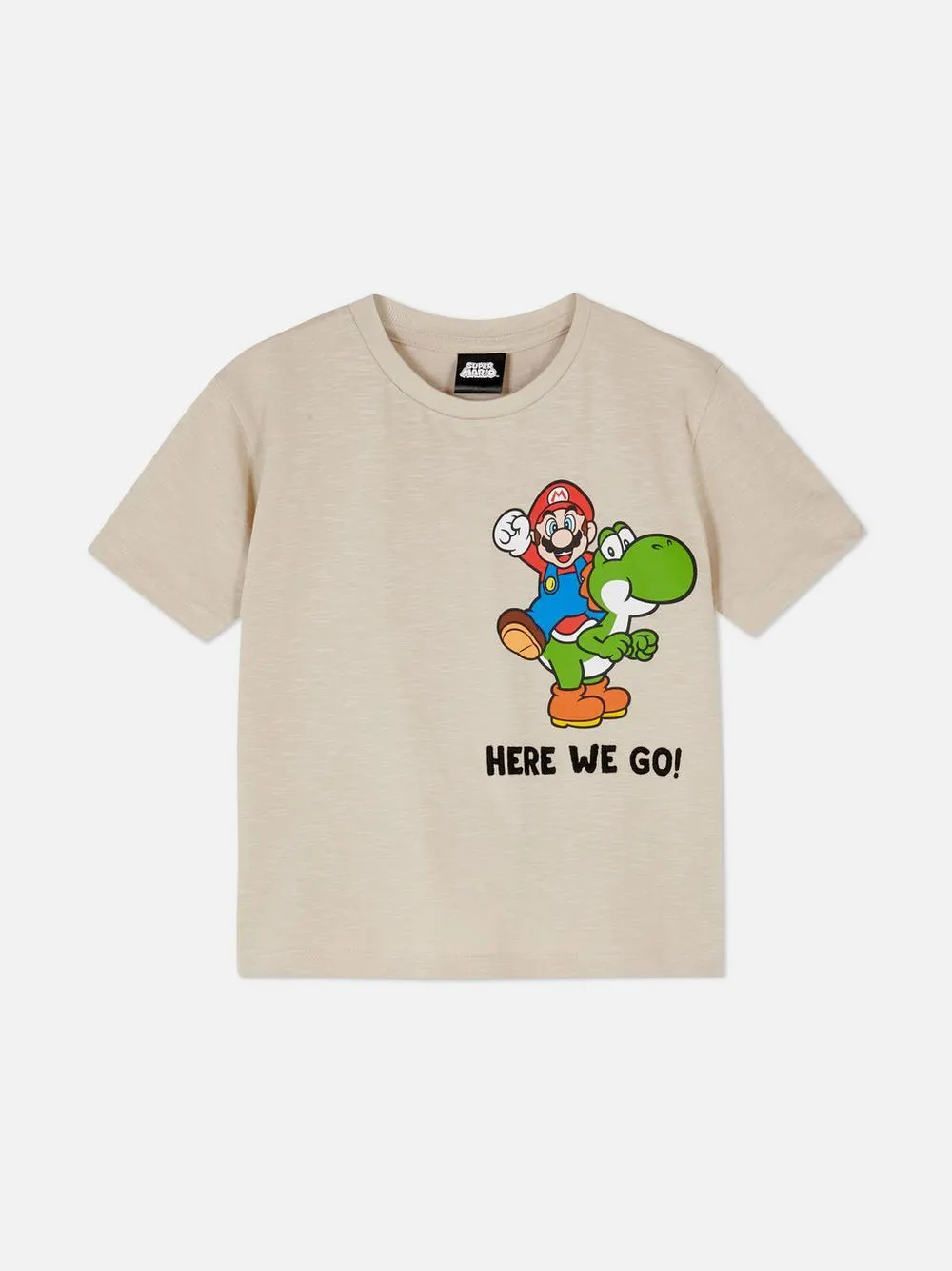 Camiseta de manga corta con gráfico de Super Mario