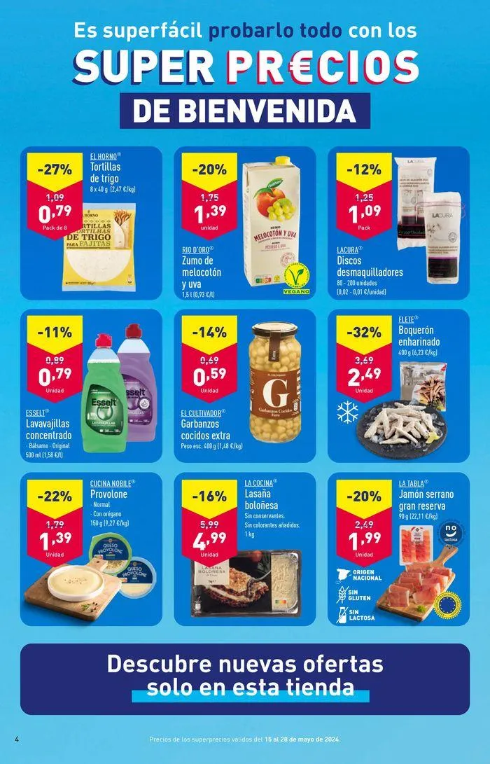 Catálogo de Folleto apertura Aldi 15 de mayo al 21 de mayo 2024 - Página 4