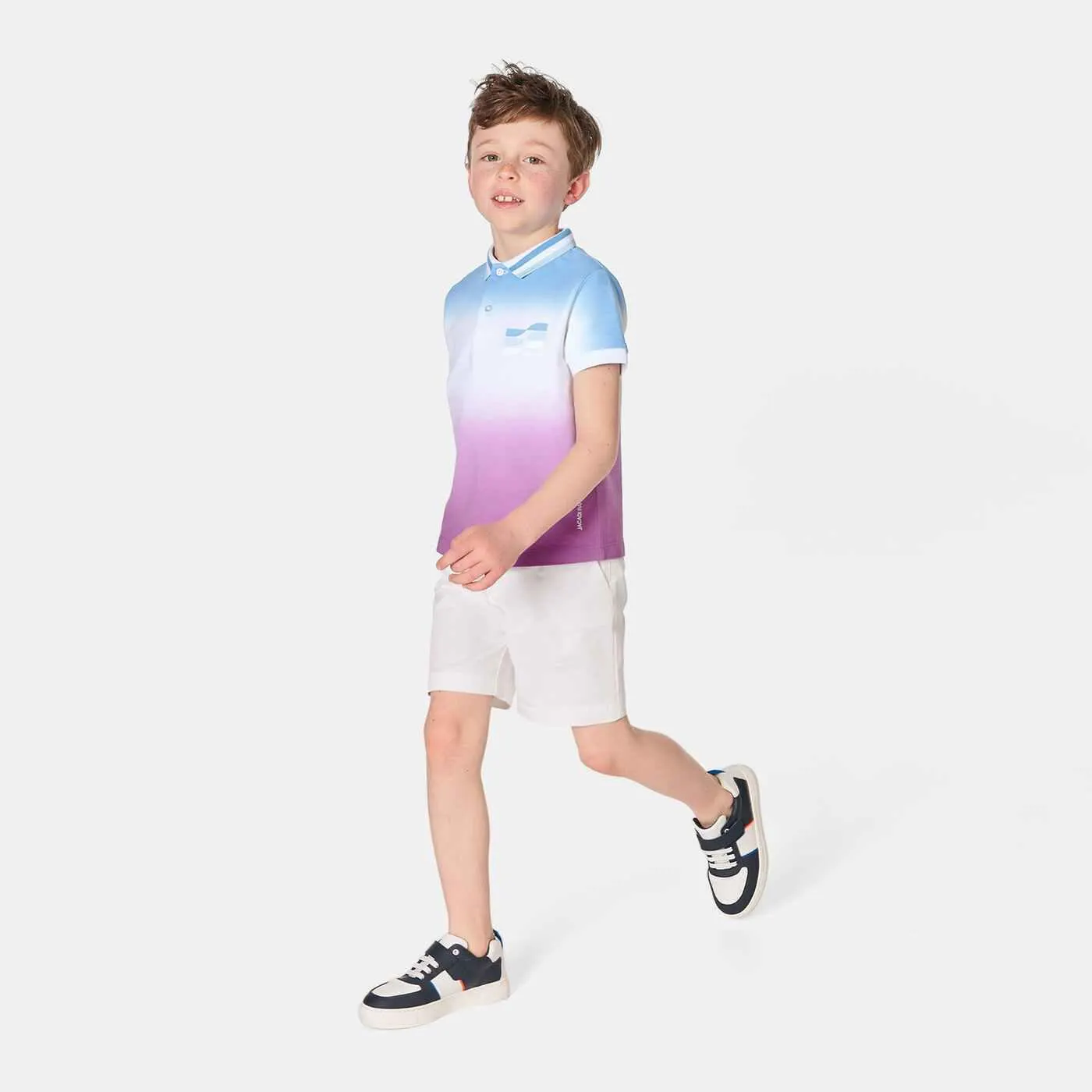 Polo dip dye para niño