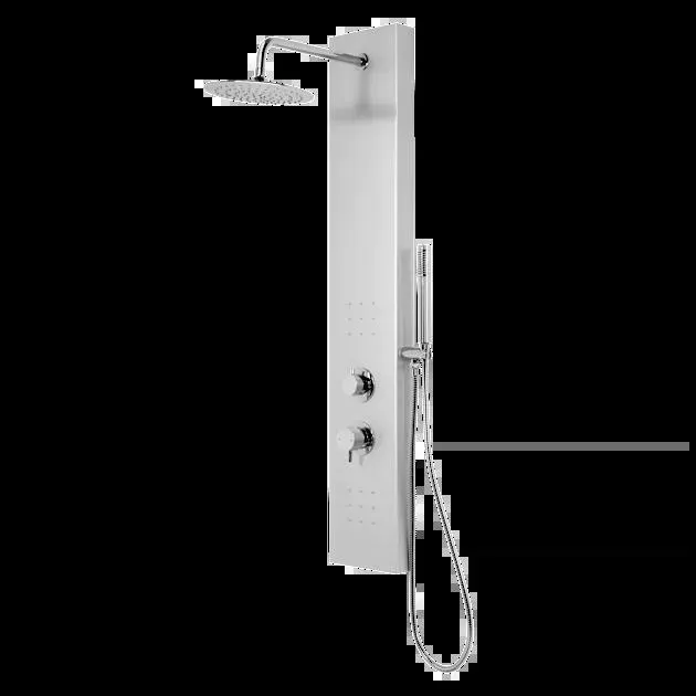 Columna ducha monomando Hadel gris