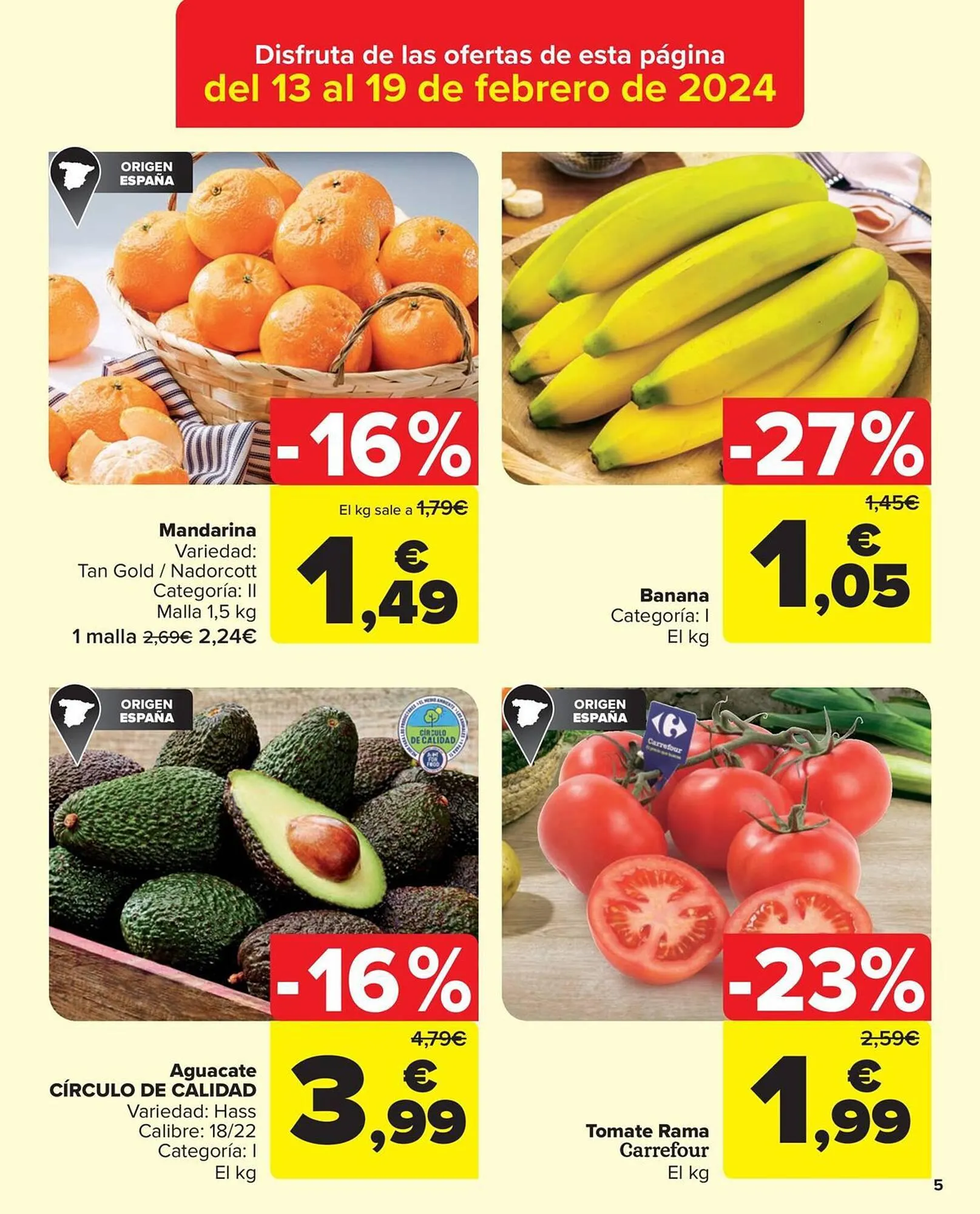 Catálogo de Folleto Carrefour Market 13 de febrero al 22 de febrero 2024 - Página 5