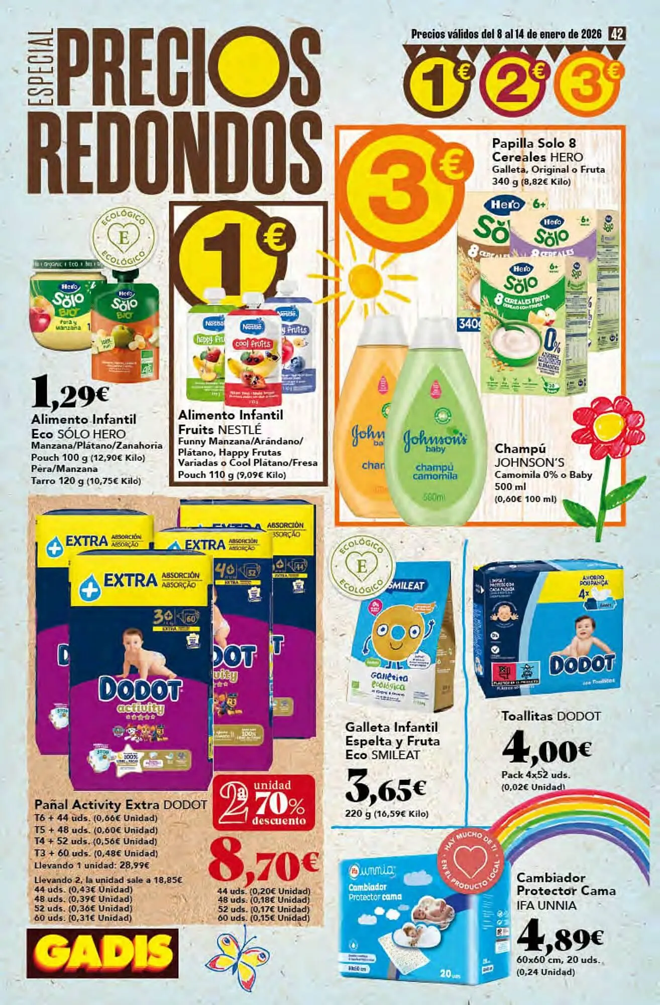 Catálogo de Folleto Gadis 8 de enero al 14 de enero 2026 - Página 42