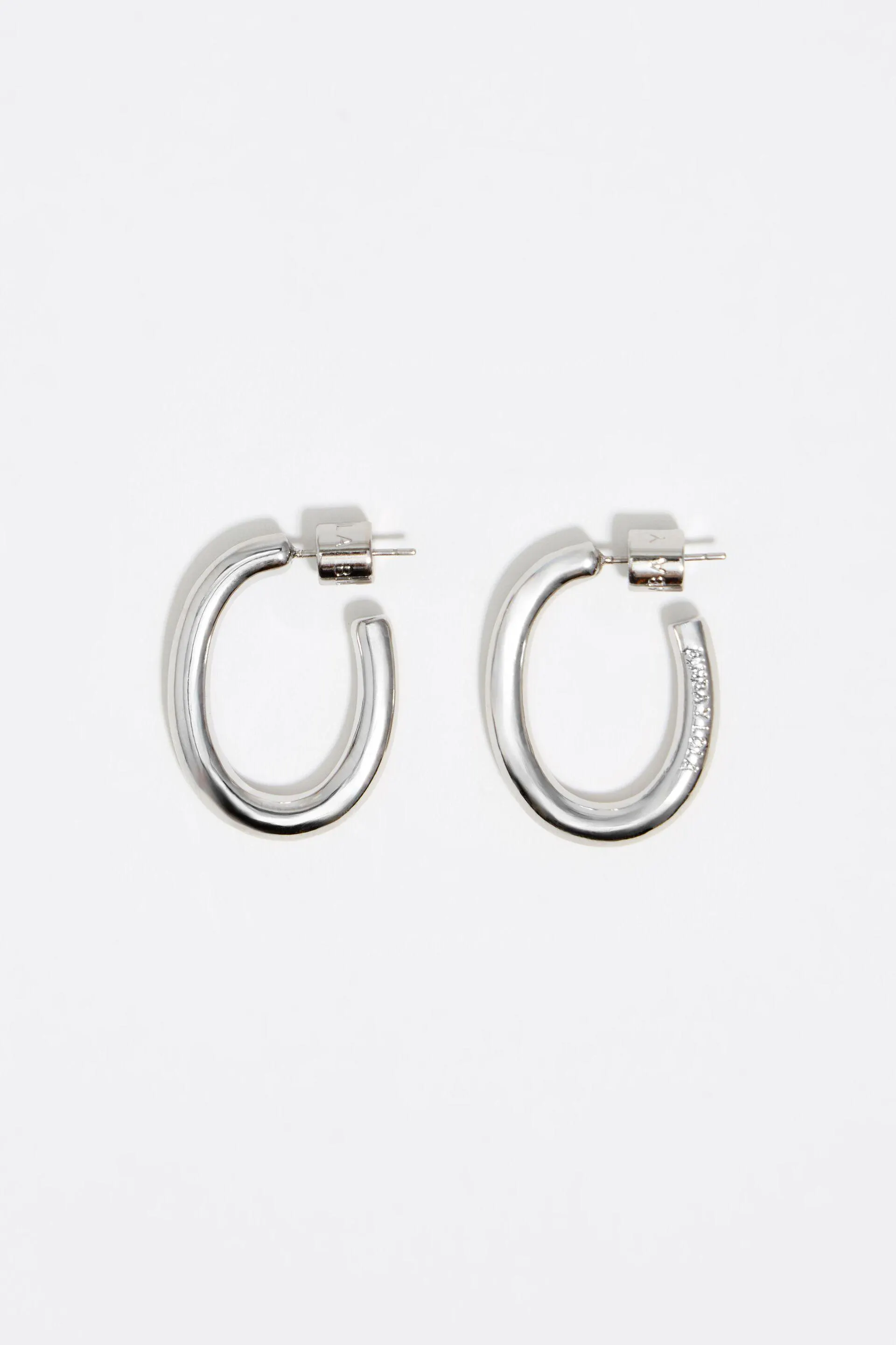 Pendientes aro plateado