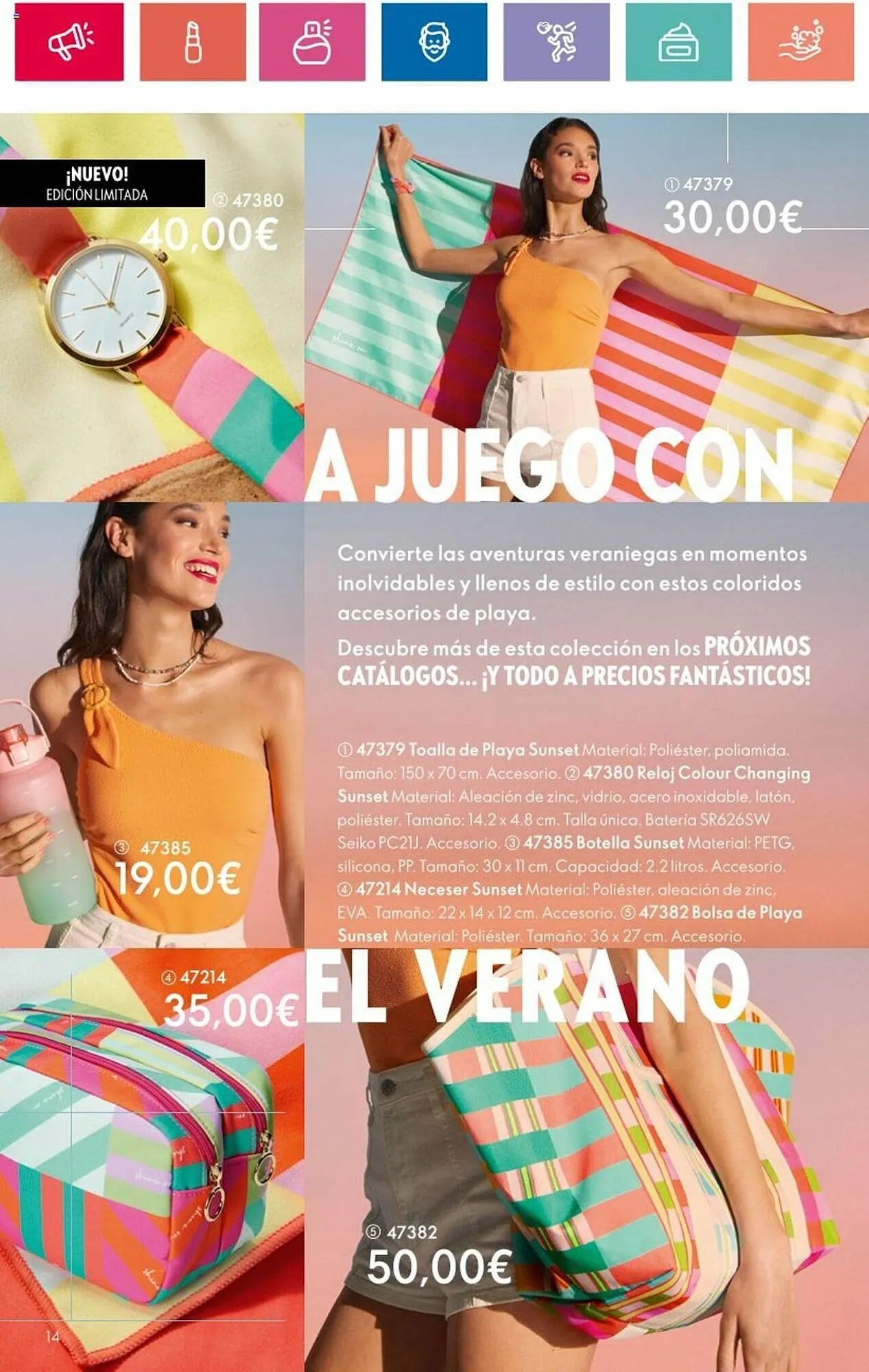 Catálogo de Folleto Oriflame 7 de mayo al 27 de mayo 2024 - Página 14