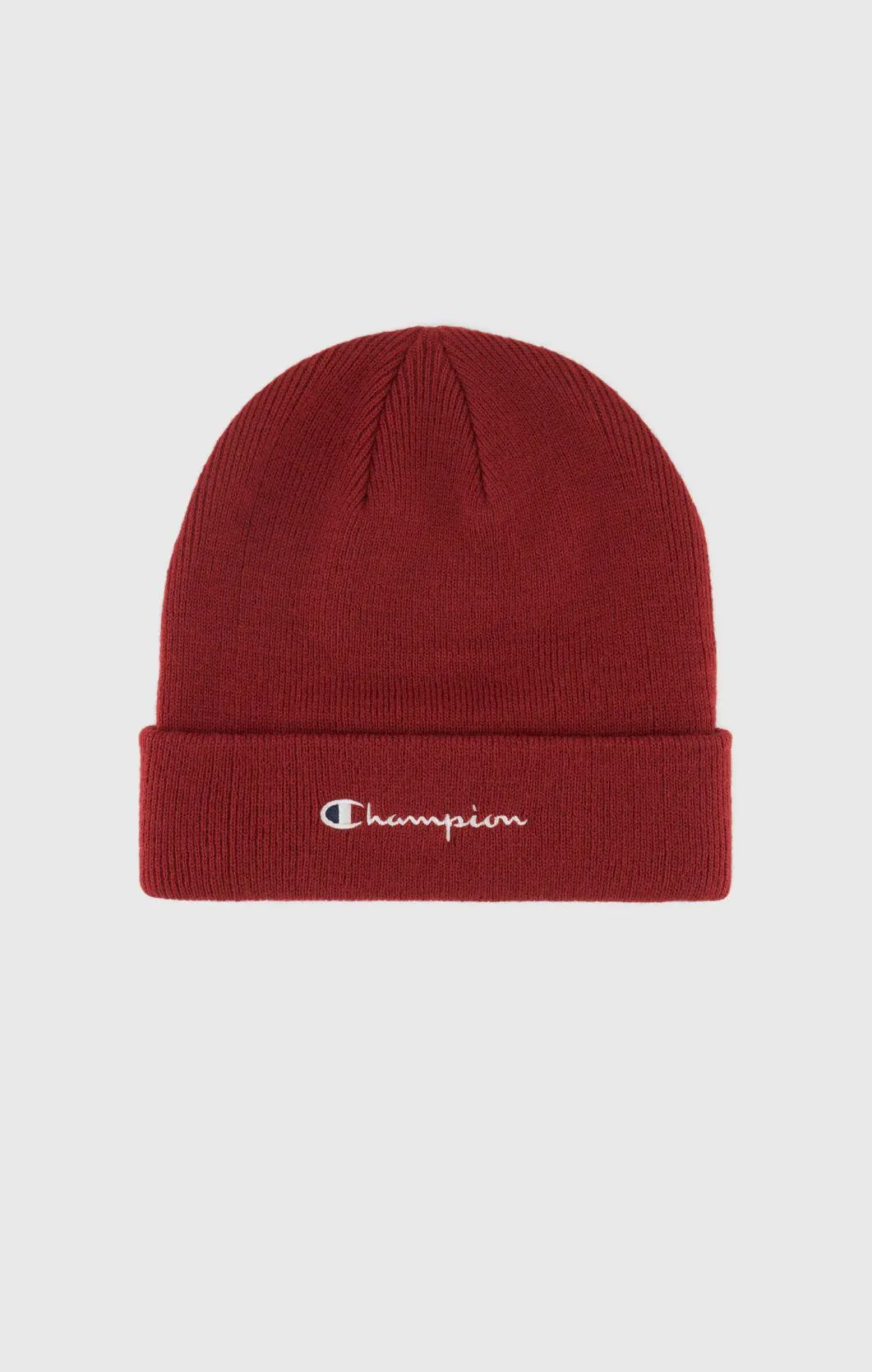 Burgundy Gorro de punto con logotipo