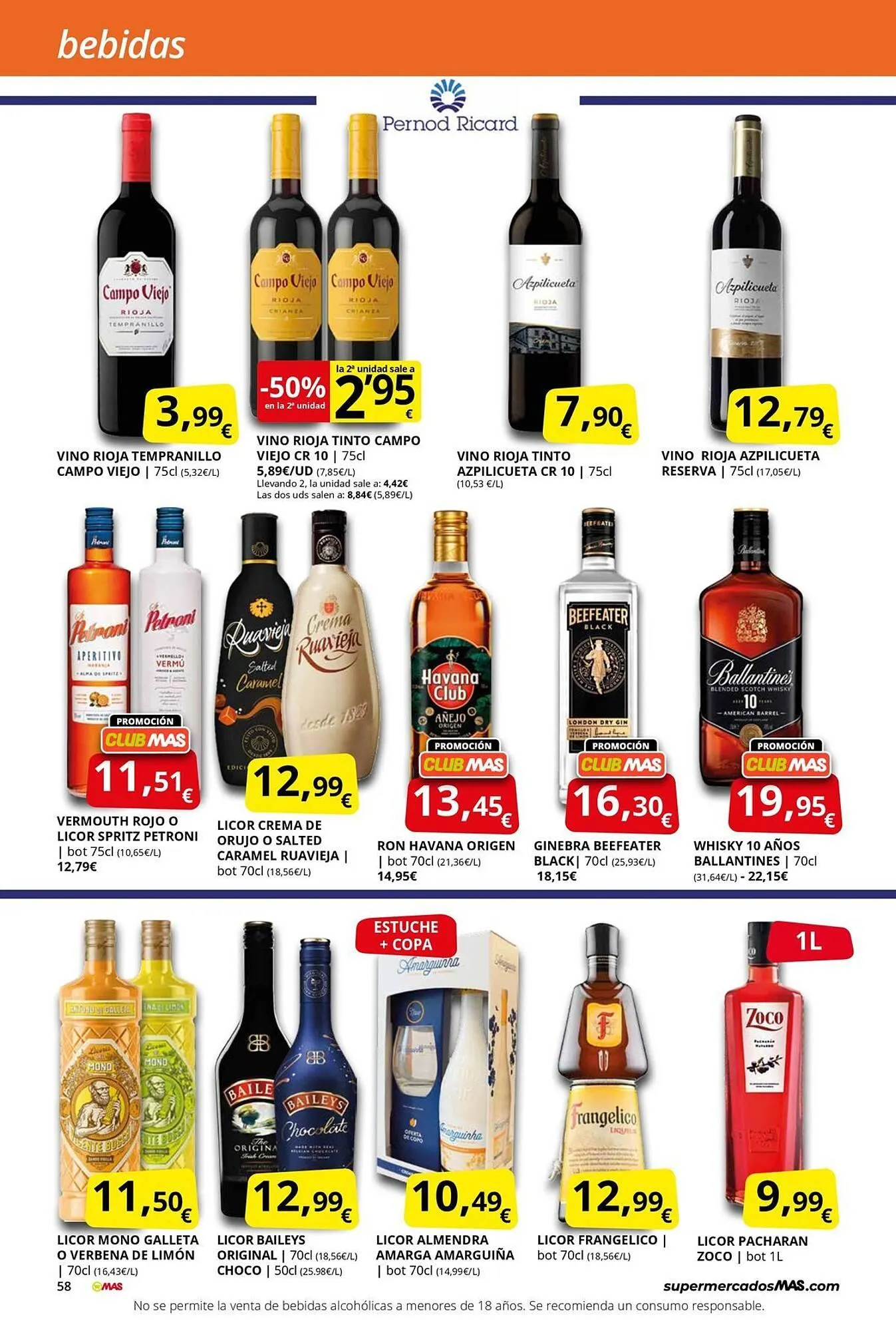 Catálogo de Folleto Supermercados MAS 31 de octubre al 30 de noviembre 2025 - Página 58