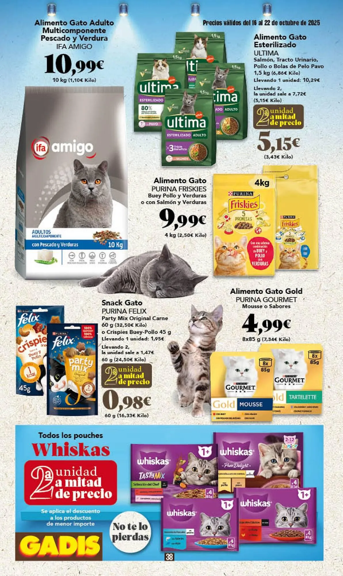 Catálogo de Folleto Gadis 16 de octubre al 22 de octubre 2025 - Página 38