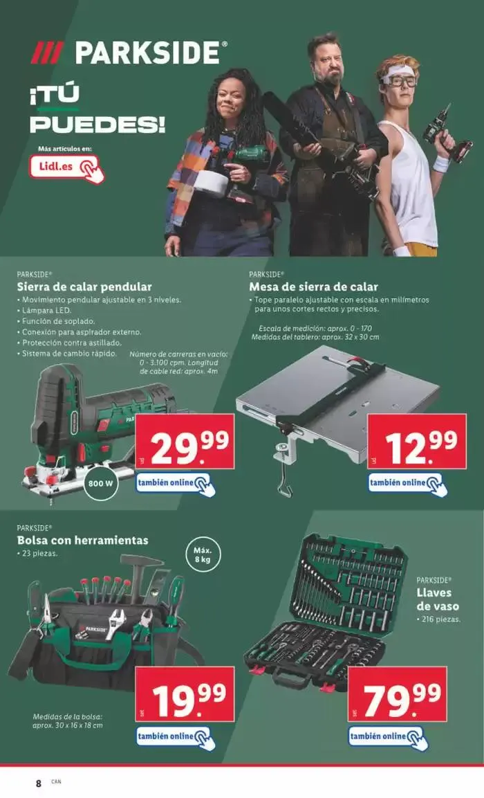 Catálogo de ¡Bazar Lidl! Ofertas válidas del 21/04 al 27/04 21 de abril al 27 de abril 2025 - Página 18