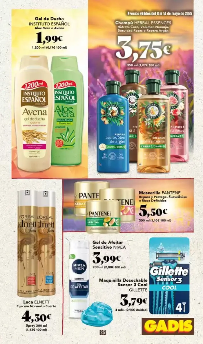 Catálogo de Precios válidos del 8 al 14 de mayo de 2025 para los Gadis de Galicia 8 de mayo al 14 de mayo 2025 - Página 35