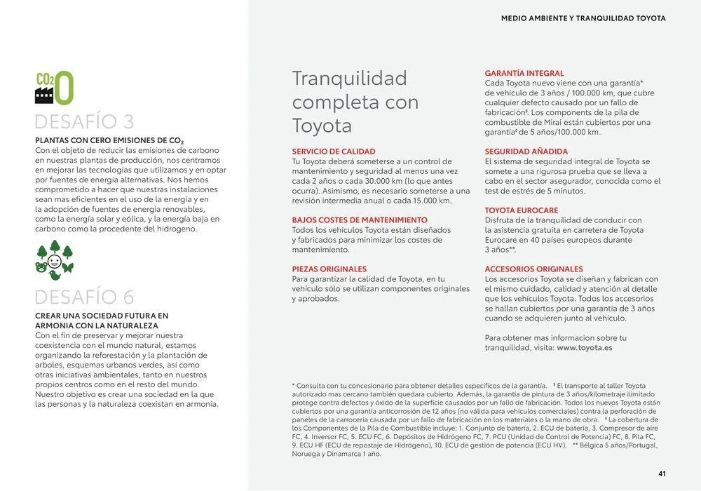 Catálogo de Catálogo rey del hidrógeno, el Toyota Mirai 26 de junio al 26 de junio 2025 - Página 41