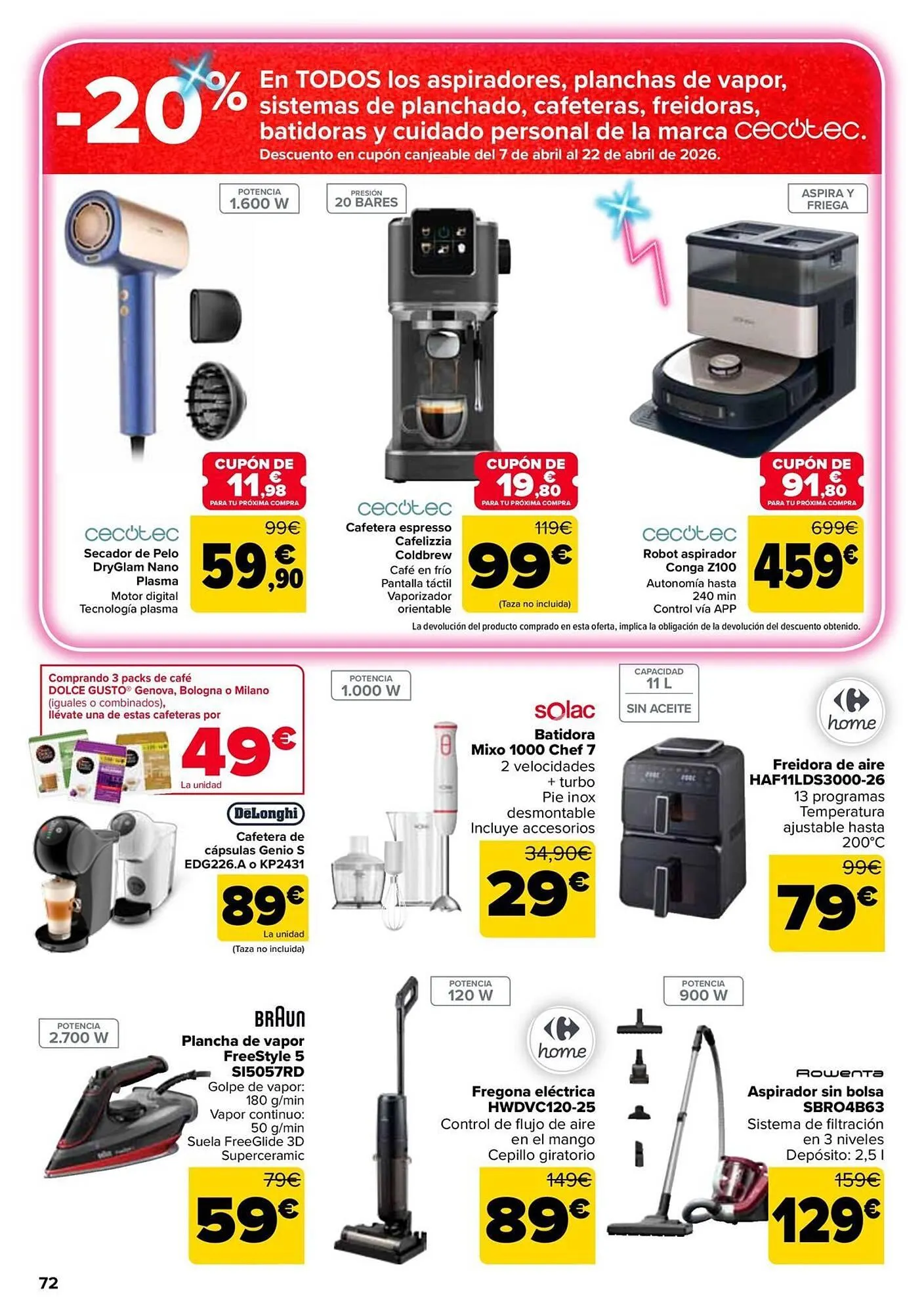 Catálogo de Folleto Carrefour 24 de marzo al 6 de abril 2026 - Página 72