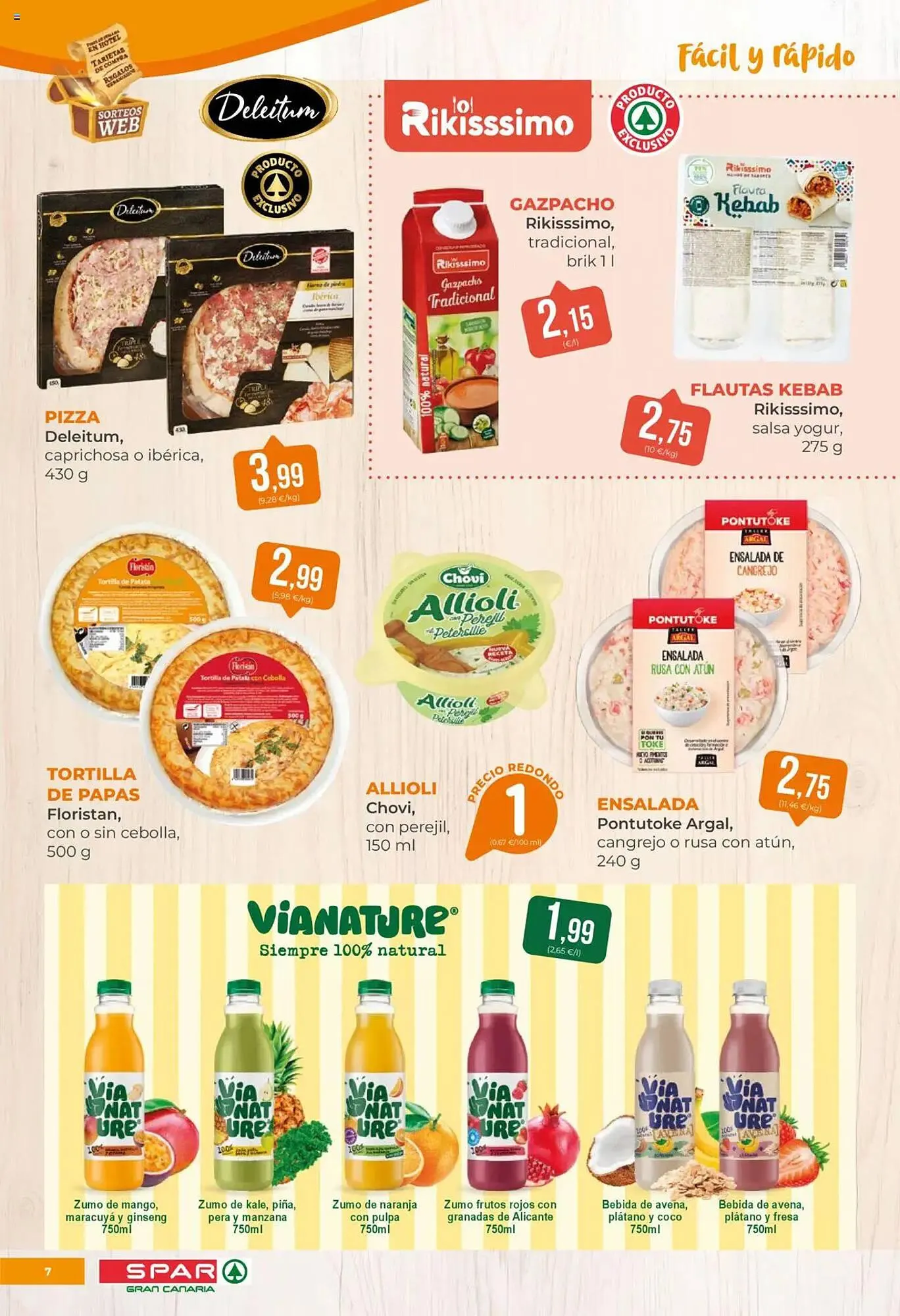 Catálogo de Folleto SPAR Gran Canaria 11 de julio al 24 de julio 2025 - Página 7