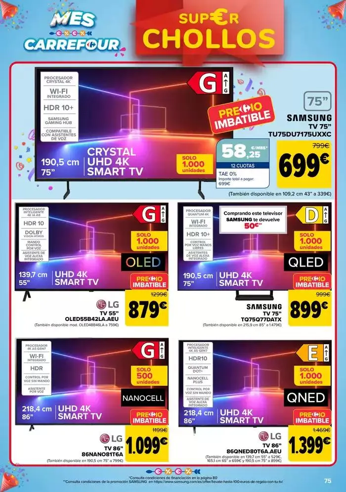 Catálogo de 50% QUE VUELVE + 2ªUD. AL -50% 13 de mayo al 26 de mayo 2025 - Página 75