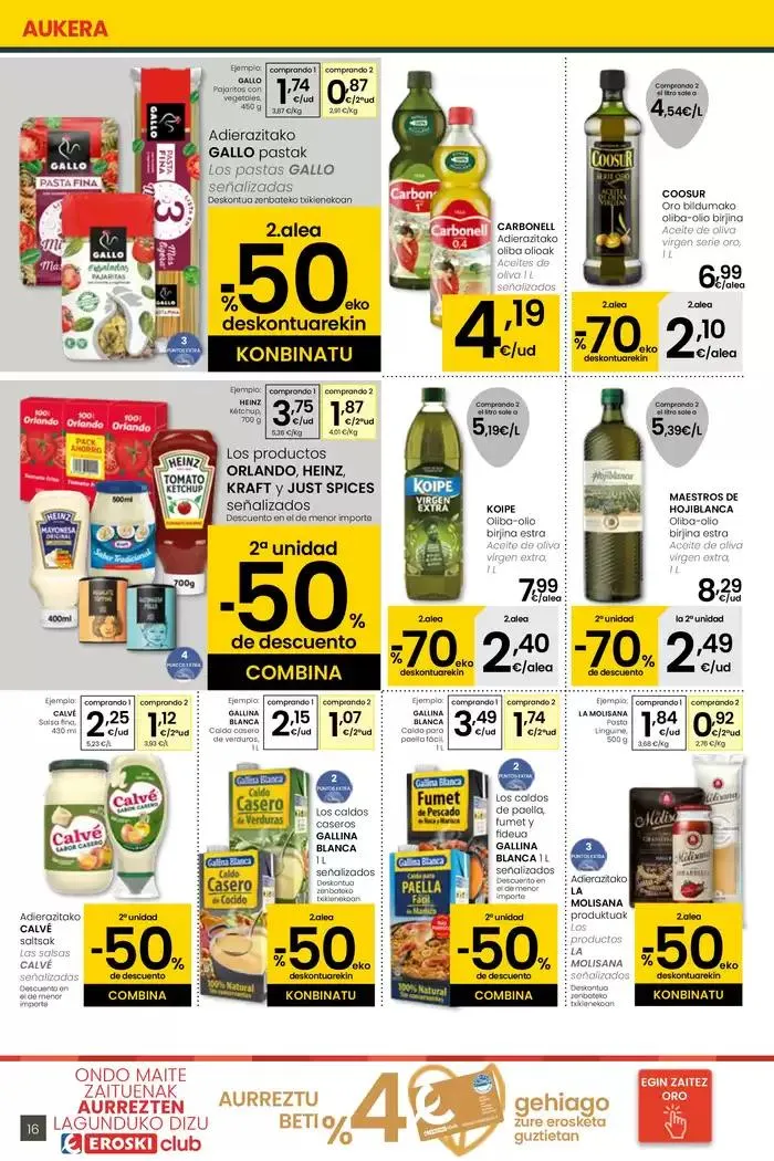 Catálogo de AUKERA OFERTA EROSKI CENTER 15 de mayo al 28 de mayo 2025 - Página 16