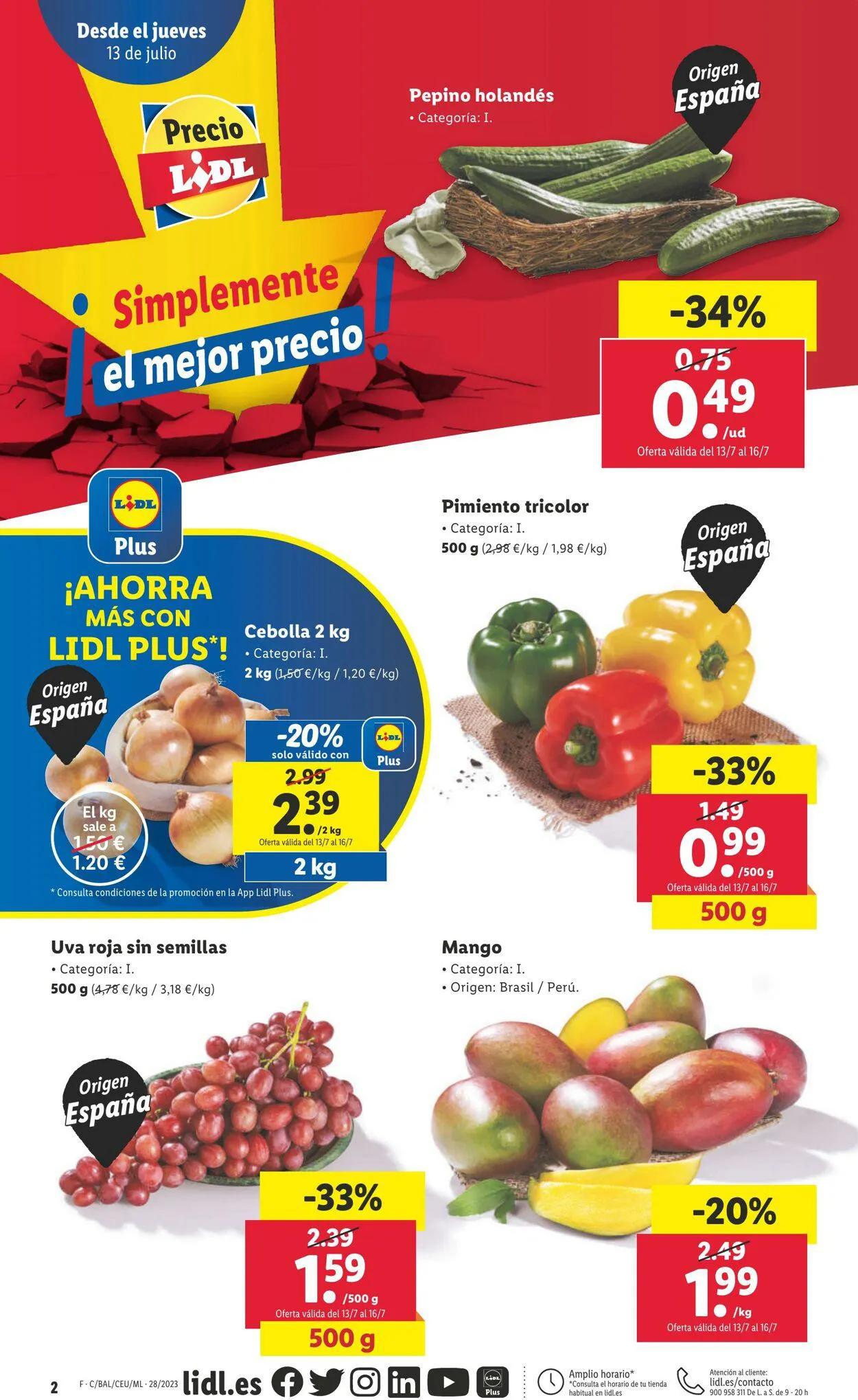 Catálogo de Lidl Oferta actual 13 de julio al 19 de julio 2023 - Página 22