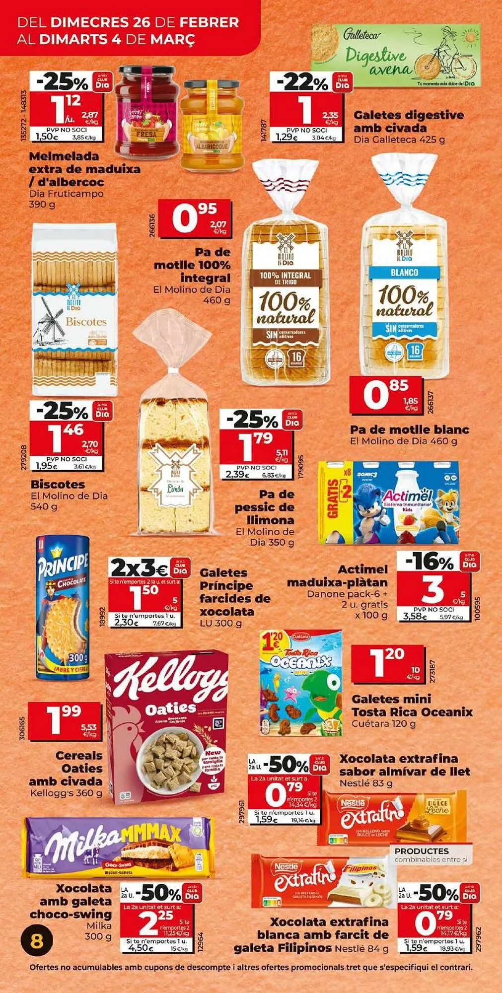 Catálogo de Folleto Dia 26 de febrero al 4 de marzo 2025 - Página 8