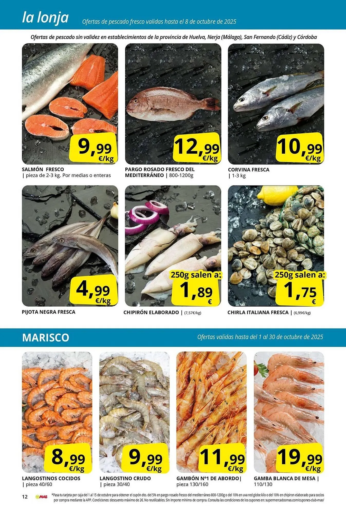 Catálogo de Folleto Supermercados MAS 2 de octubre al 30 de octubre 2025 - Página 12