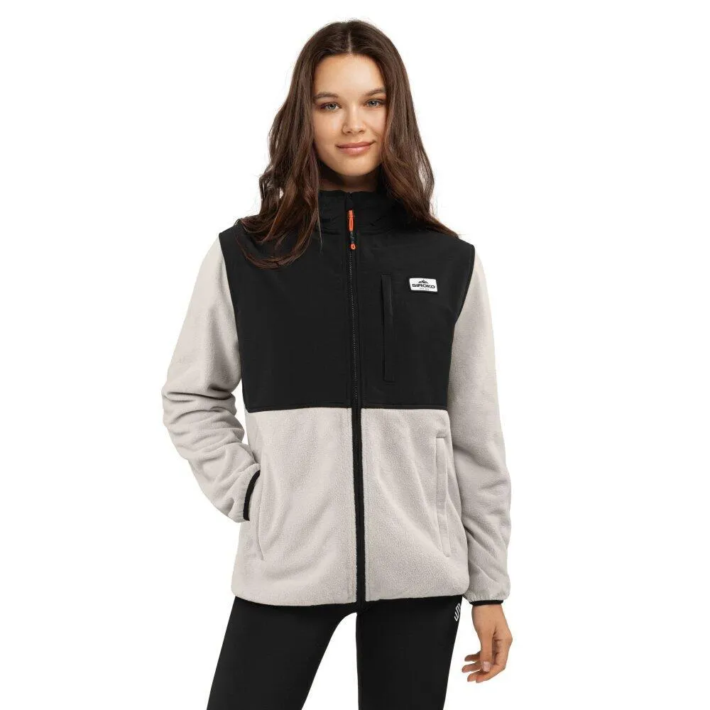 Chaqueta polar Ripstop mujer esquí y nieve Brienz-W Beige