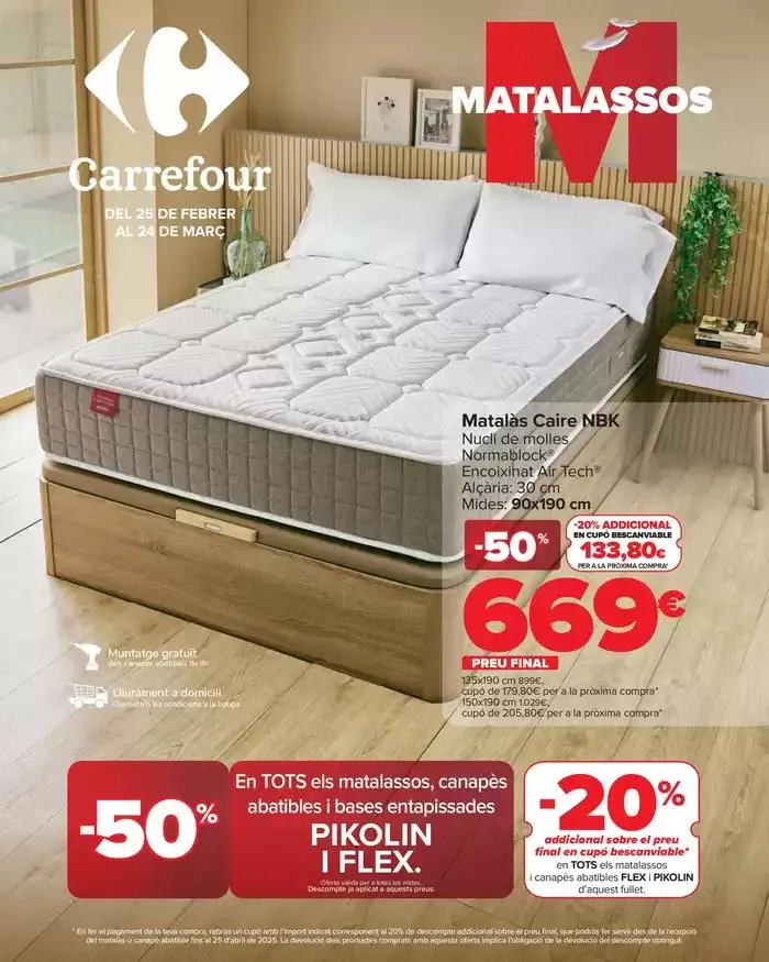 Catálogo de COLCHONES 25 de febrero al 24 de marzo 2025 - Página 1