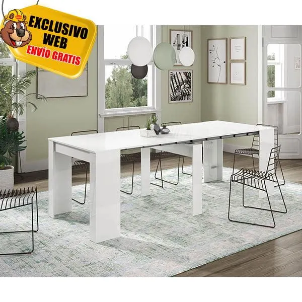 Mesa Multifunción Extensible Blanca