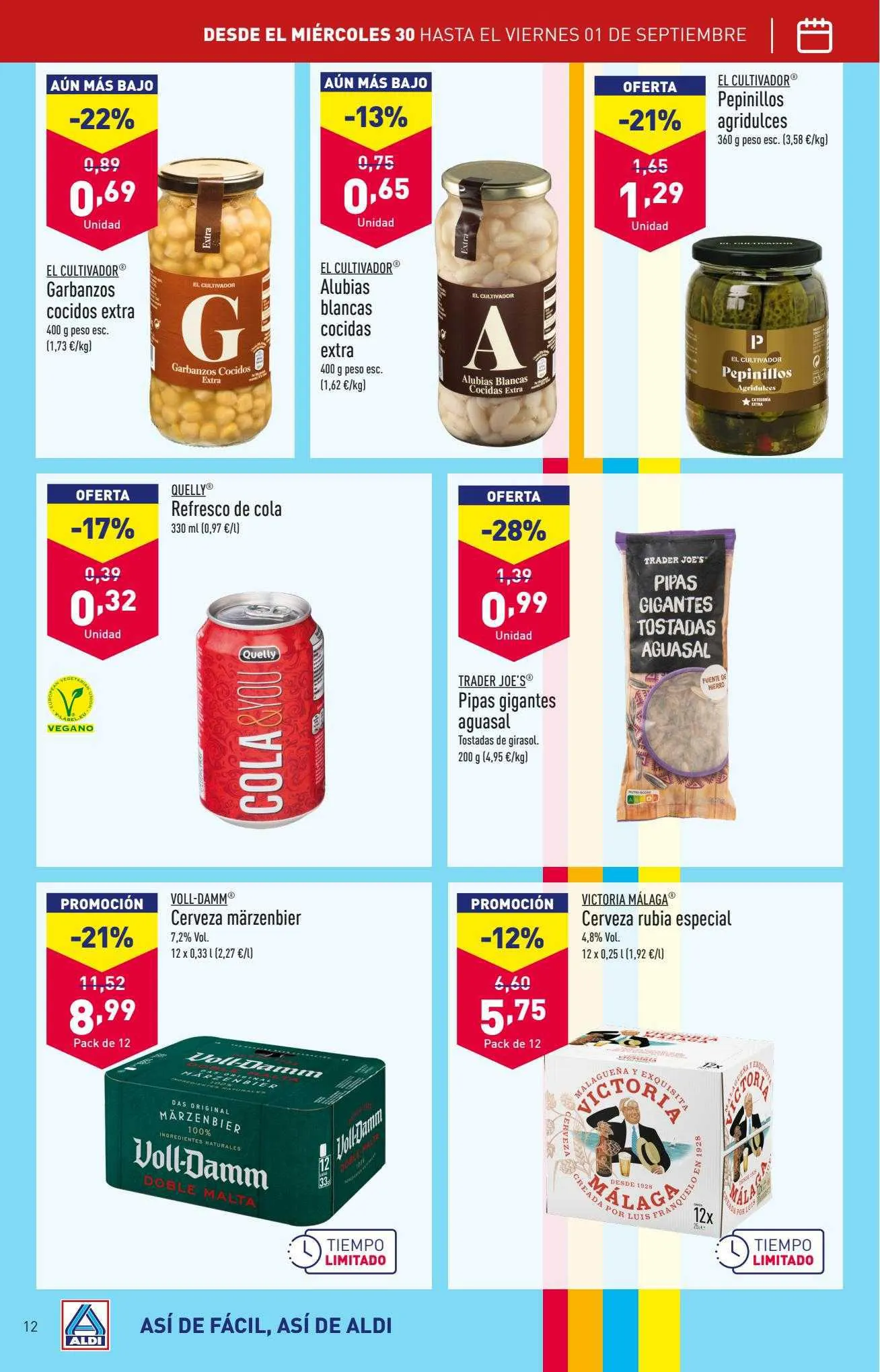 Catálogo de ALDI Folleto 28 de agosto al 3 de septiembre 2023 - Página 12