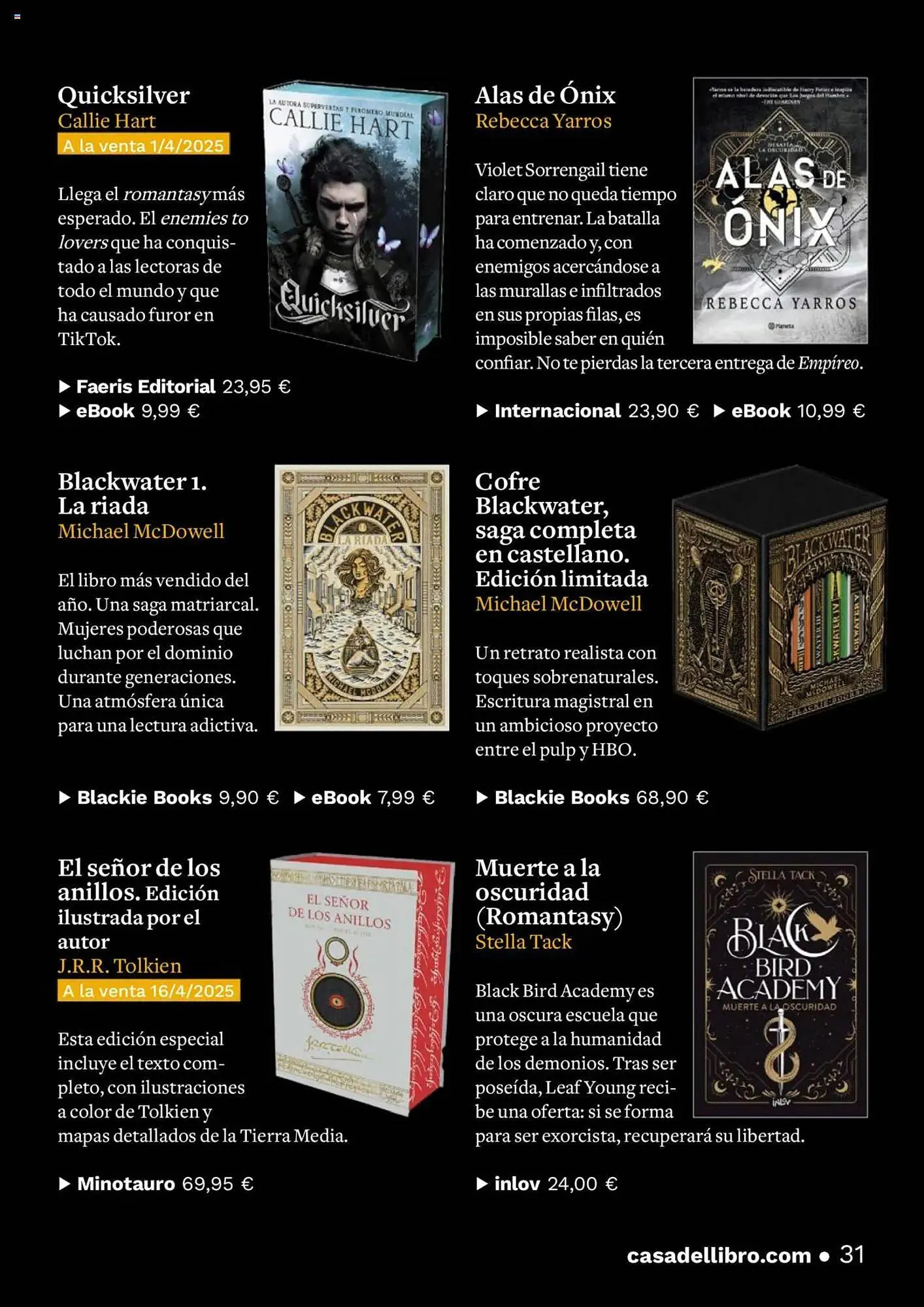 Catálogo de Folleto Casa del Libro 7 de abril al 22 de abril 2025 - Página 31