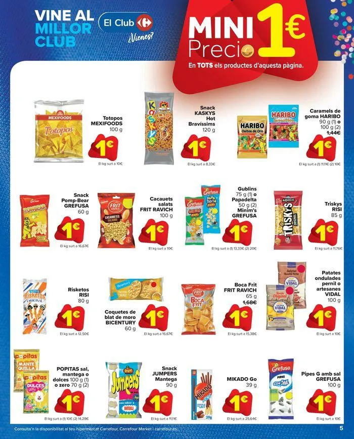Catálogo de Mini Precio 1€ 10 de mayo al 23 de mayo 2024 - Página 5
