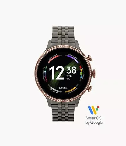 Smartwatch Gen 6 de acero inoxidable en tono plomizo
