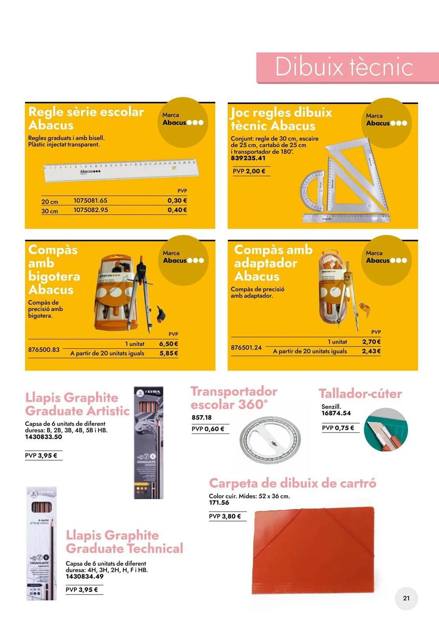 Catálogo de Folleto Abacus 19 de mayo al 30 de septiembre 2023 - Página 21